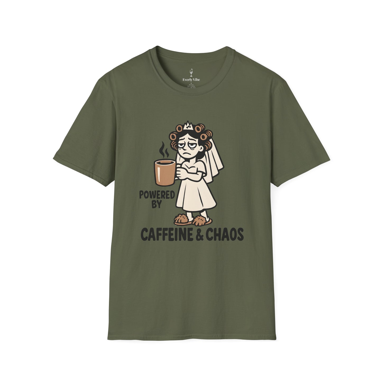 Powered by Caffeine & Chaos T-Shirt