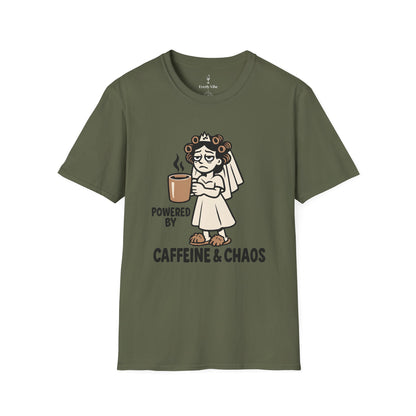 Powered by Caffeine & Chaos T-Shirt